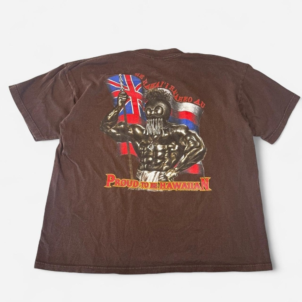 Vintage 1997 Hawaiian Strength "Proud To Be Hawaiian" Graphic T-Shirt